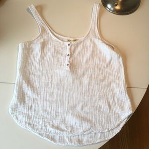 Worn once! Cloth & stone white tank